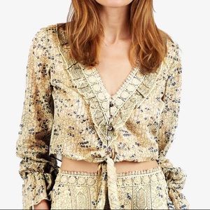 CLEOBELLA Floral Crop Top